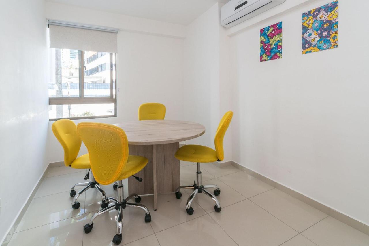 Excelente Flat Em Setubal Boa Viagem Ate 3 Pessoas Cercado Por Restaurantes E Supermercados Pm805 Recife Exteriör bild